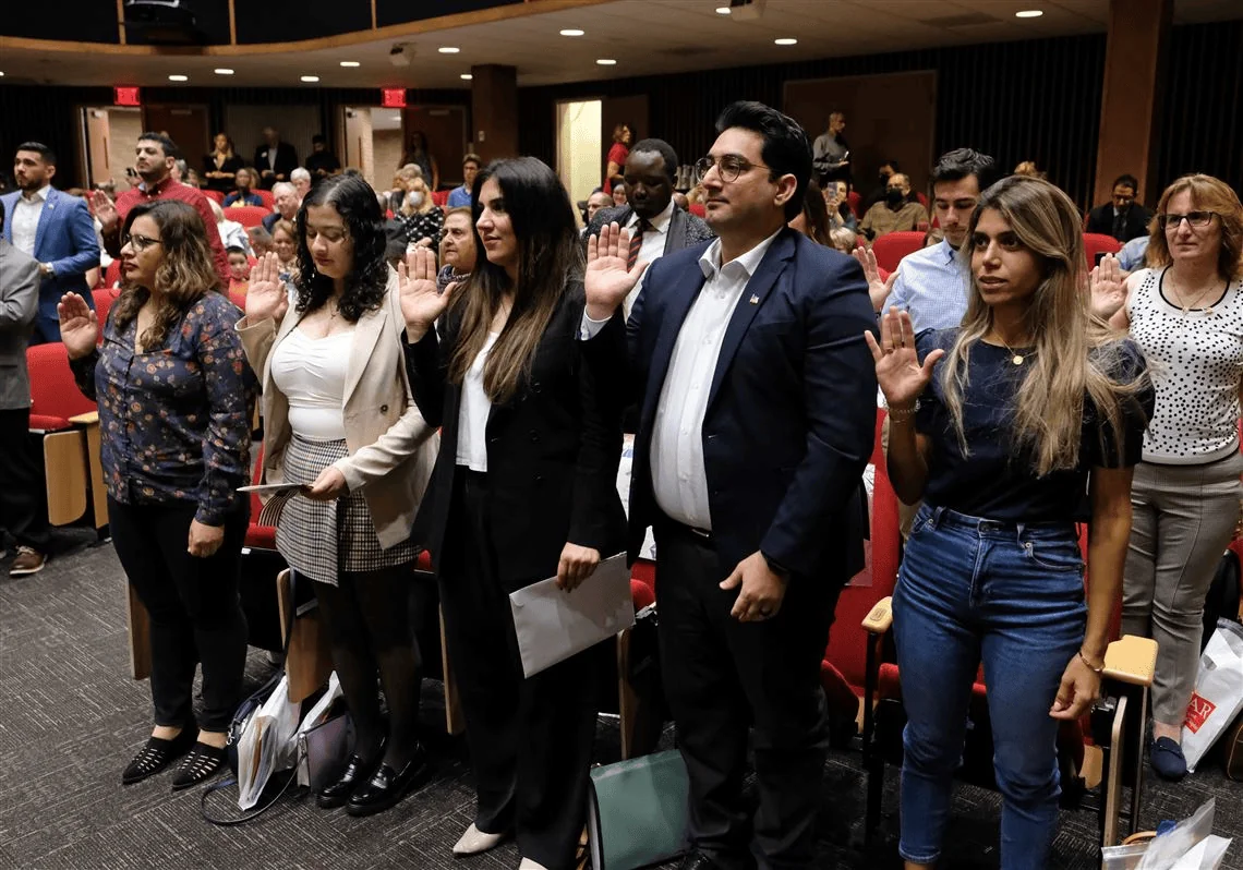 Naturalization ceremony